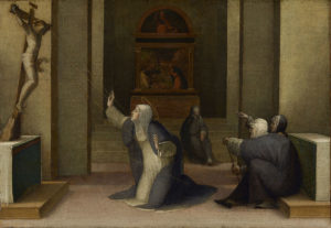 Catherine of Siena receiving the stigmata