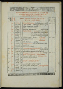 image of liturgical calendar