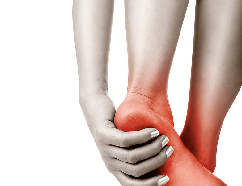 Image showing a person with heel pain