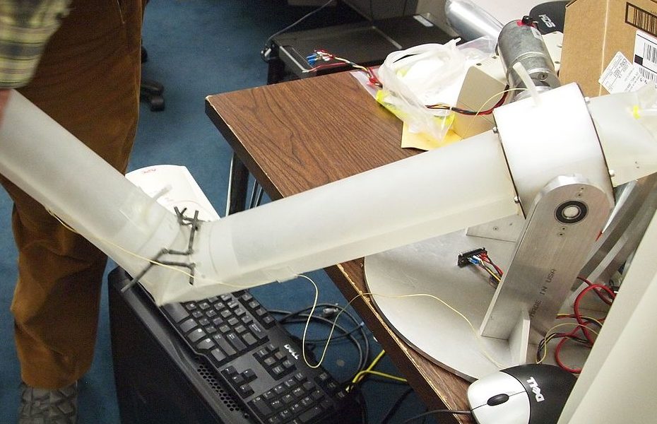 An inflatable robotic arm that was the inspiration for Baymax in the movie Big Hero 6.