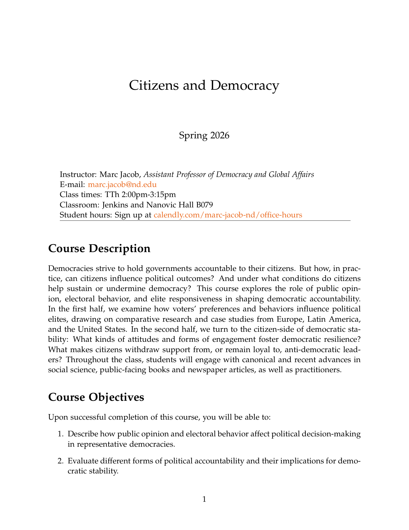 Syllabus, spring 2026