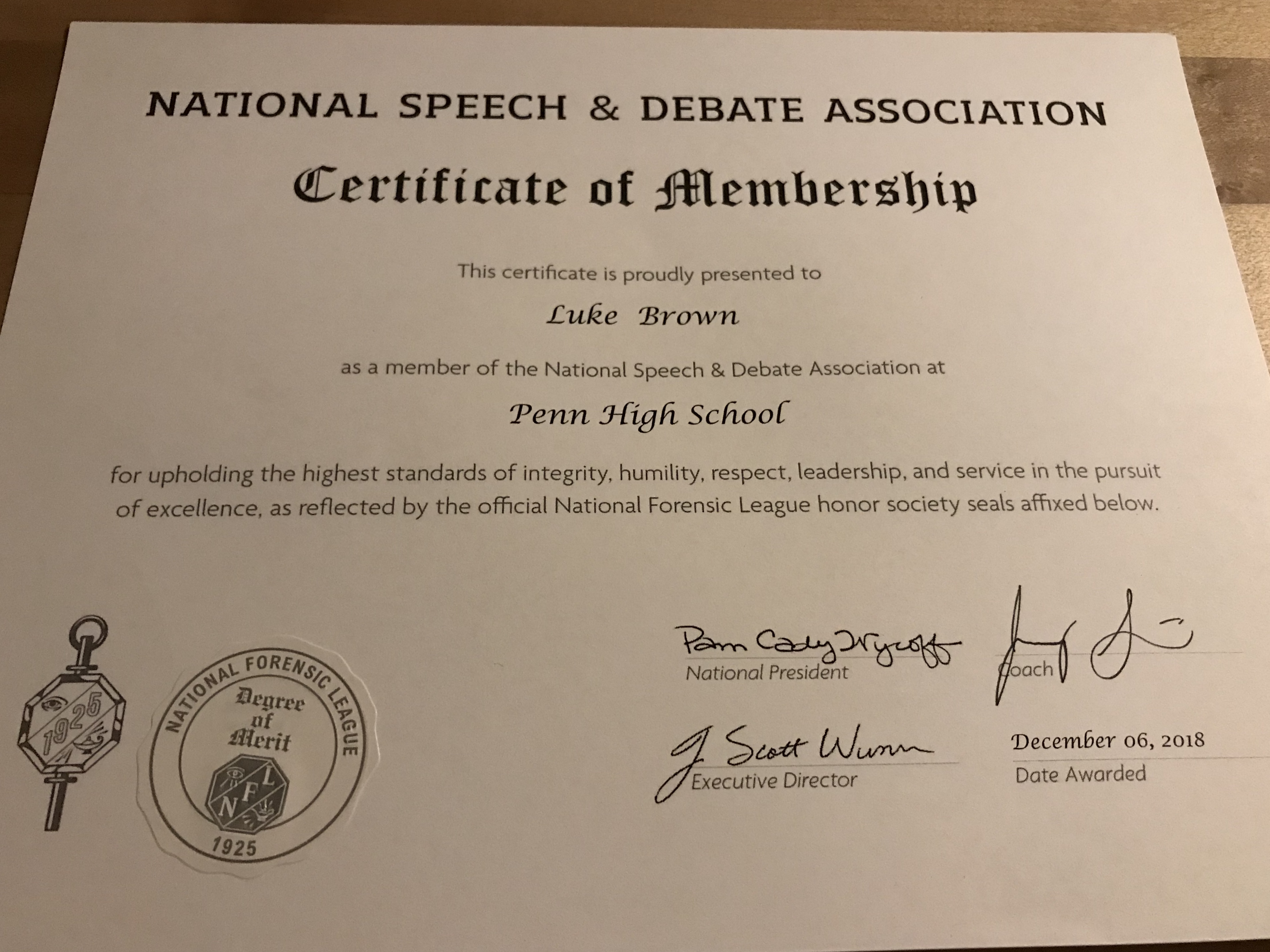 National Speech & Debate Association