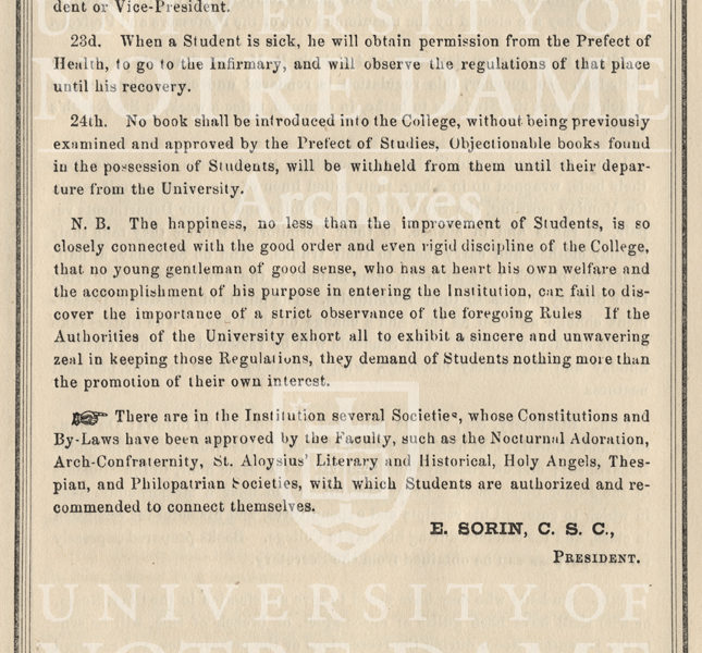 University Catalog 1863-1864