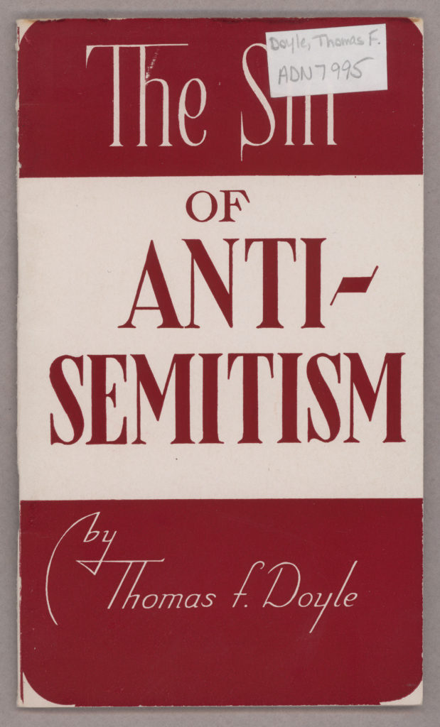 Anti-Semitism, Catholics, And Jews Around WWII In The Library’s ...