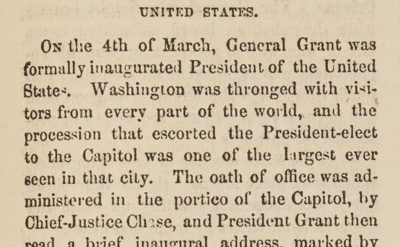 “Washington was thronged with visitors from every part of the world…”
