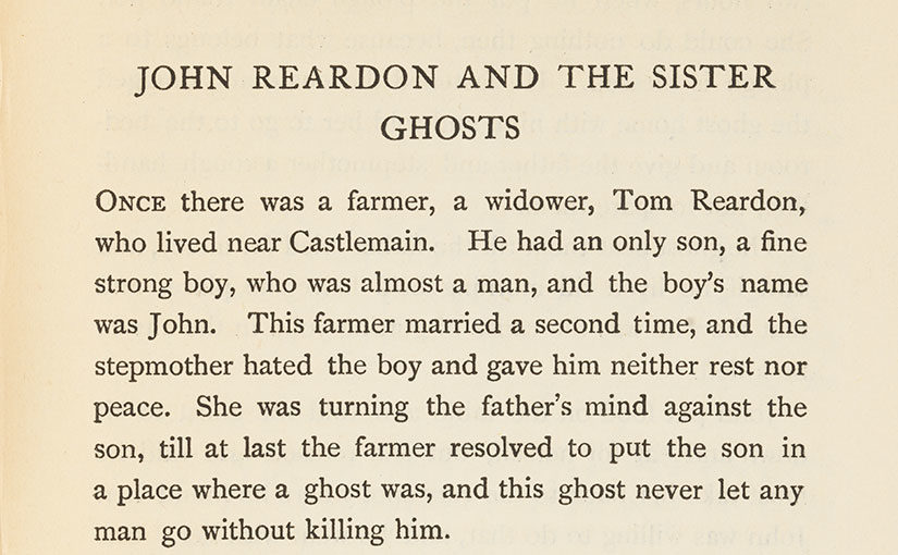 A Halloween Tale: “John Reardon and the Sister Ghosts”