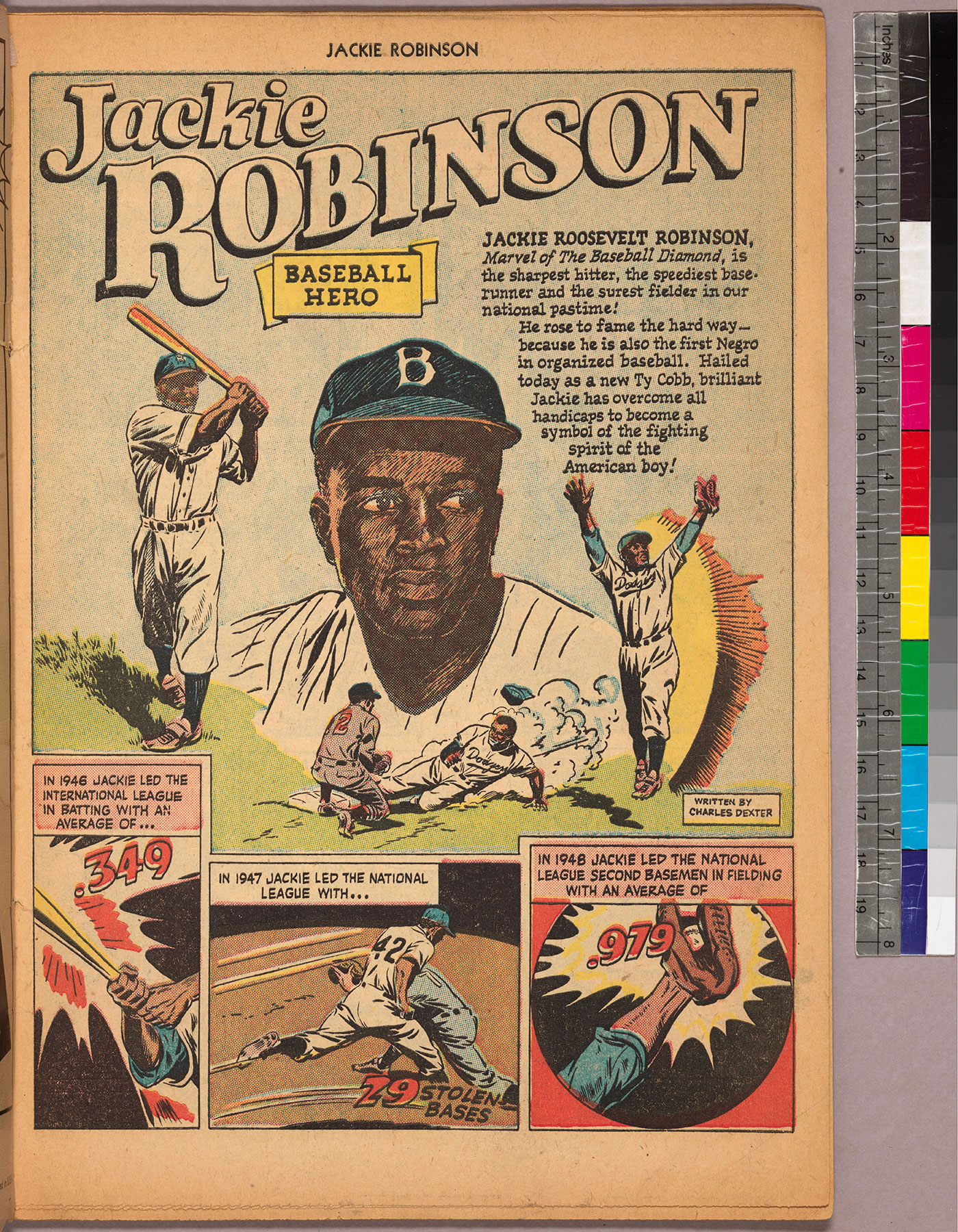 Jackie Robinson: Comic Book Superhero – Society for American Baseball  Research